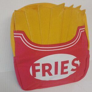 French Fries Mini Backpack/ Purse 12in Height